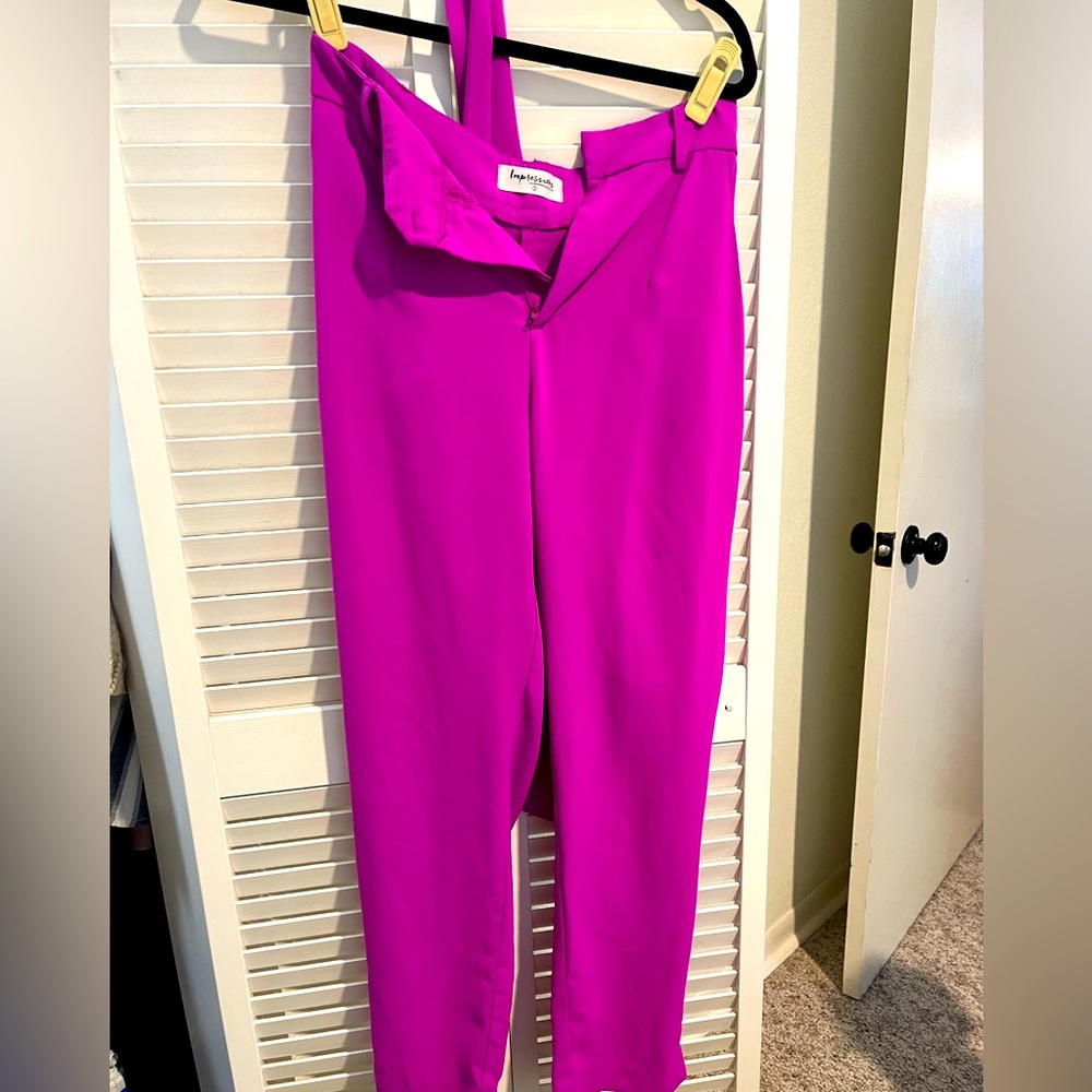 Impressions boutique orchid work trousers